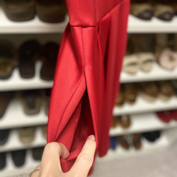 TED BAKER LONDON | Dollii Red Skater Dress - Picture 8 of 14